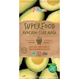 7TH HEAVEN SUPERFOODS AVOCADO CLAY MASK SQUARE SACHET 10G
