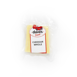 DAVES CHEDDAR WHOLE - PREPACKED
