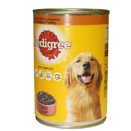 PEDIGREE TIN 3 KINDS OF POULTRY, 400G