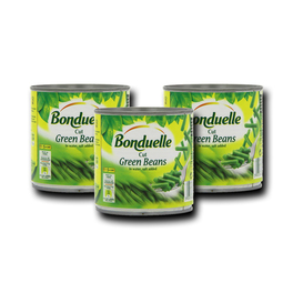 BONDUELLE CUT GREEN BEANS 150G x3