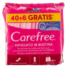 CAREFREE COTTON FEEL SOFT RIPIEGATO 40+6