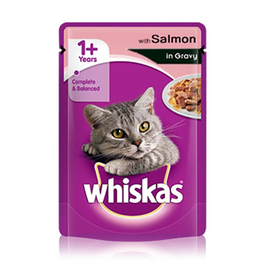 WHISKAS ADULT POUCH SALMON 100G