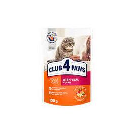 CLUB 4 PAWS PREMIUM "WITH VEAL IN GRAVY" 100G