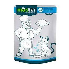 MASTER COMPLETE POUCH PET FOOD FOR ADULT CATS WITH FISH 80G
