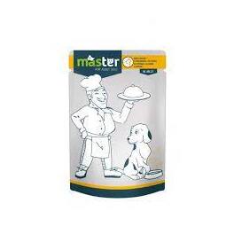 MASTER COMPLETE POUCH PET FOOD FOR ADULT DOGS OF SMALL BREEDS WITH CHICKEN 80G