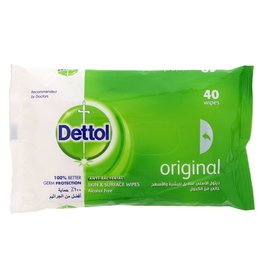 DETTOL WIPES ANT-BACTx40