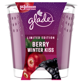GLADE CANDLE LIMITED EDITION BERRY WINTER KISS 129G