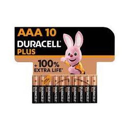 DURACELL PLUS AAA X10