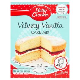 BETTY CROCKER VELVETY VANILLA FOOD CAKE MIX 425G