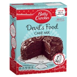 BETTY CROCKER DEVILS FOOD CAKE MIX 425G