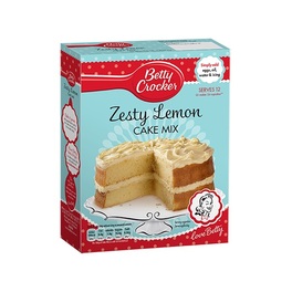 BETTY CROCKER ZESTY LEMON CAKE MIX 425G