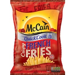 MC CAIN QUICK COOK FRENCH FRIES 750G