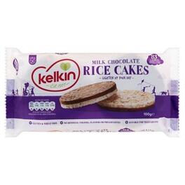 KELKIN RICE CAKES MILK CHOCOLATE 100G