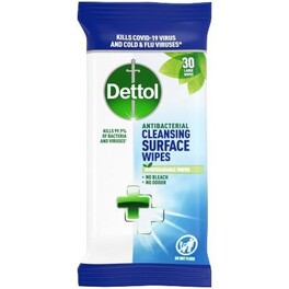 DETTOL SURFACE WIPES ANTIBAC 30'S