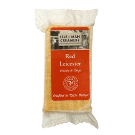 IOM CHEDDAR RED LEICESTER 120G