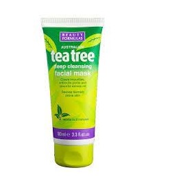 BEAUTY FORMULAS TEA TREE DEEP CLEAN FACE MASK 100ML