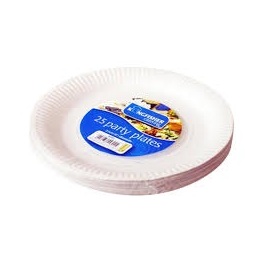 KINGFISHER PAPER PLATE 9INCH 25PKx36