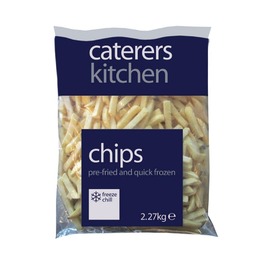 CLAREBOUT CATERERS KITCHEN STRAIGHT CUT CHIPS 2.268KG