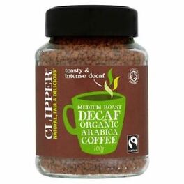 CLIPPERS ORGANIC INSTANT DRIED DECAFFEINATED COFFEE