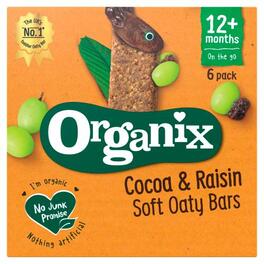 ORGANIX TODDLER 12M+ COCOA RAISIN SOFT OATY BARS