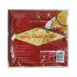 LEICESTER SPICY NAAN 4PCS