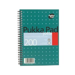 PUKKA SPIRAL NOTE BOOK A4 200PG 3X15