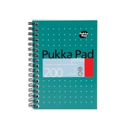 PUKKA SPIRAL NOTE BOOK A6 200 PAGES 3X72