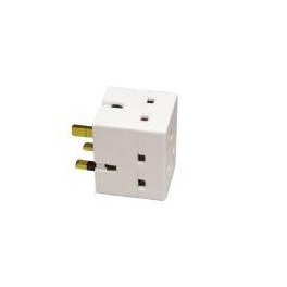 SANPE & SONS ADAPTER 13 AMP 3 WAY FUSED