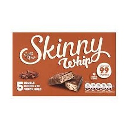 SKINNY WHIP DOUBLE CHOCOLATE 5PK 125G