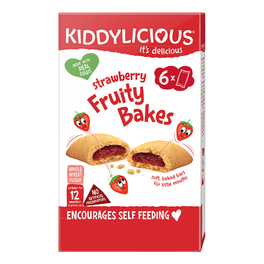KIDDYLICIOUS 12M+ STRAWBERRY FRUITY BAKES  22G