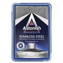 ASTONISH STAINLESS STEEL SPECIALIST CLEANER & SPONGE 250G 