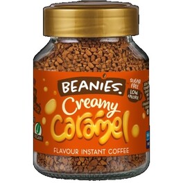 BEANIES CREAMY CARAMEL FREEZE DRIED COFFEE 50G