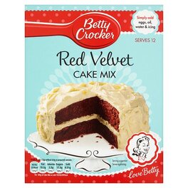 BETTY CROCKER RED VELVET CAKE MIX 425G 50C OFF