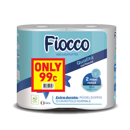 FIOCCO MAXI KITCHEN ROLLS 2PLY 2R x 12CS ONLY 99C