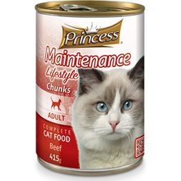 PRINCESS LIFESTYLE CAT BEEF CHUNKS 415G