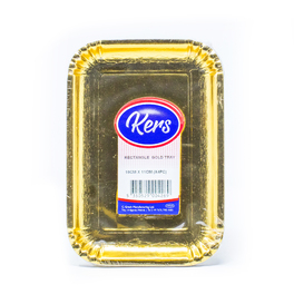 KERS GOLD TRAY RECTANGLE 18cm x 11cm x4PC