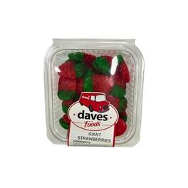 DAVES SWEETS BOWLS GIANT STRAWBERRIES 160G