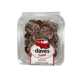 DAVES SWEETS BOWLS JAZZIES CHOCOLATE 105G
