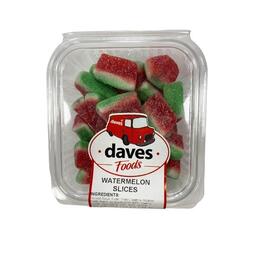 DAVES SWEETS TUB WATERMELON SLICES 135G