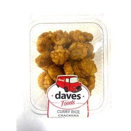 DAVES BOWLS RICE CRACKERS CURRY 90G