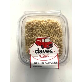 DAVES NUTS BOWLS KIBBED ALMONDS 120G