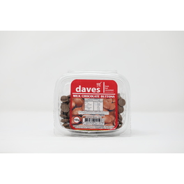 DAVES CHOCOLATE BUTTONS (MILK) BOWLS 150G