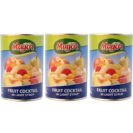 MAYOR FRUIT COCKTAIL 3 CANS X 225G