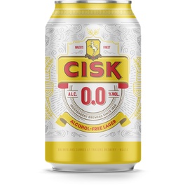 CISK 0.0 ALCOHOL FREE LAGER CAN 330 ML