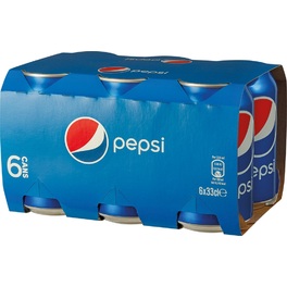 PEPSI 33CL CANS 6 PACK