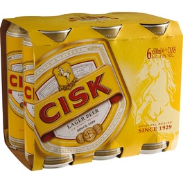 CISK LAGER 50CL CAN 6 PACK