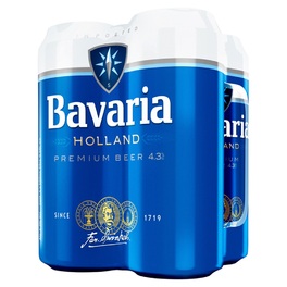 BAVARIA BEER CAN 4X500ML € 3.99