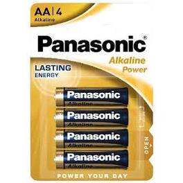 PANASONIC AA ALKALINE POWER 4 PACK +2 OFFER 