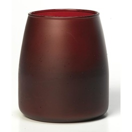 SPAAS SOFT GLOW CANDLES WINE RED FROSTED 
