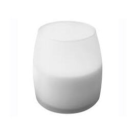 SPAAS SOFT GLOW CANDLES WHITE FROSTED 